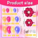 3 x Simplepolymer 125PCS Daisy Flower Balloon Garland Arch Set with Confetti Star Latex Colorful Balloon Party Decorations for Birthday Anniversary Wedding Luau Party Decor