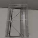 madesmart 2 Tier Organizer, Under Cabinet Storage with Pull Out Sliding Drawers, for Cleaning Supplies, Undersink, Sponges, Bottles & Bath, Adjustable Dividers & Pull Out Baskets, Grey (1-Pack)