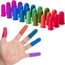 Mr. Pen- Hot Glue Gun Finger Protectors, 24 pcs, Assorted Colors Silicone Finger Protectors, Rubber Fingers Tips, Rubber Finger Covers, Rubber Finger Tips Protector, Finger Grip, Finger Rubber Tips (Deep Bright)