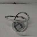 Acrylic LED Ceiling Light, 5000K Daylight White LED Ceiling Light for Hallway, Modern Kitchen Light Fixture Ceiling, Chrome Metal Close to Ceiling Light for Bathroom Dinng Room, 1 Pack