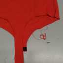 SAUNGKUAI Women's Sexy One Shoulder Sleeveless Cutout Thong Bodysuit Tank Top Body Suits V Backless Tummy Control Shapewear (Large, Red)