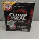 ARM & Hammer Clump & Seal Platinum Cat Litter, Multi-Cat, 14-Day Odor Control, Rock-Hard Clumps, 37 lbs  Powerful Odor Eliminator with Baking Soda (37lb  Frustration Free Pack)