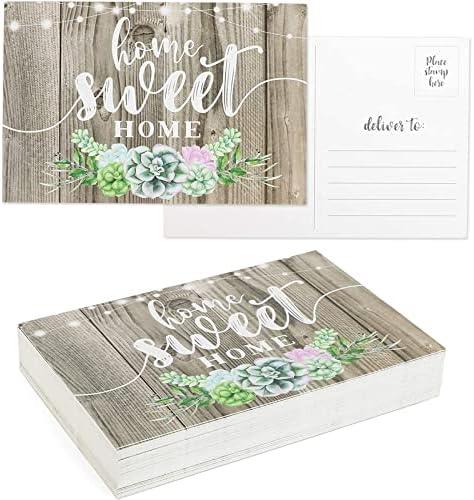 Rustic Home Sweet Home Postcard Set (6 x 4 In, 96 Pack) Rustic Home Sweet Home Postcard Set (6 x 4 In, 96 Pack)