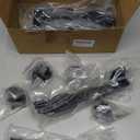 Set of 4 Exterior Door Handles Compatible with Toyota 4Runner 2010-2020, Lexus GX460 2010-2021 & Land Cruiser 2009-2020, Front and Rear Driver and Passenger Side