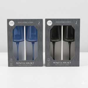 Wine Glasses Set of 2-Birthday/Father's Day Gifts,14oz Unbreakable Unique Wine Glass Ideal Gift