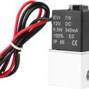 Beduan 2 Way Normally Closed DC 12V Electric Solenoid Air Valve 1/4" NPT