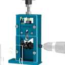 Frstem Wire Stripper Machine, 0.06''-0.39'' Manual or Drill Powered Wire Stripping Machine with Hand Crank or Drill, 65MN Spring Steel Blade Aluminum Frame Wire Peeler for Scrap Copper Recycling