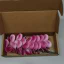 Birthday Gifts for Women 8pcs Light Pink Flowers PU Real Touch Flowers Womens Gifts for Christmas Artificial Flowers for DIY Birthday Gifts Wedding Gifts Home Decor Table Centerpiece (512)