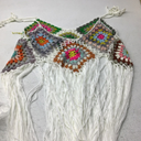 AILUNSNIKA Spaghetti Strap Tassel Crochet Cover Ups for Women Sexy Fringe Hem Swimsuit Cover Up Dress