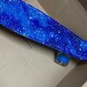 Nattork Skateboards 22 Inch Mini Cruiser Skateboard Complete Retro Skate Boards with Colorful Light Up Wheels for Kids Girls Boys Beginners