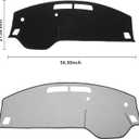 KUST Black Dash Cover for Nissan Pathfinder 2022-2025 2026 (NOT fit for Pathfinder Platinum 22-26) Polyester Dashboard Cover Non-Slip Interior Accessories for Pathfinder Custom Fit Dash Mat