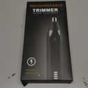 Ear and Nose Hair Trimmer for Men, 2025 Professional Painless USB Rechargeable Eyebrow & Facial Electric Hair Trimmer for Men Women, Powerful Motor, Dual Edge Blades, IPX7 Waterproof Easy Clean (Black)