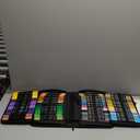 NICETY 128 Acrylic Paint Markers, Dual Tip Brush Paint Pens for Rock Painting, Wood, Glass, Stone, Canvas, Ceramic, Fabric - Fine & Brush Tip Water Based Acrylic Markers Pens