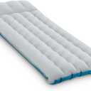 Intex 67997E Camping Sleeping Air Mattress 26.5" x 72.5": Durable Outdoor Use  2-PLY Laminate  Velvety Surface  Unique Construction  300lb Weight Capacity