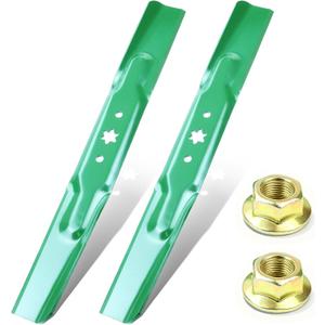 942-04308 Mower Blades with Nut for Cub Cadet 42 inch Mower Blades
Fit Cub Cadet ZT1 42 XT1 LT42 Craftsman T110 LT2000, Replace Troy Bilt 42 inch Mower Blades 942-04312 942-04308A High Lift