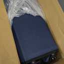 Collapsible Wagon Cart with Wheels Foldable - Folding Utility Heavy Duty Wagons Carts for Grocery Sports Garden Shopping Camping Wheelbarrows (Navy Blue, 120L)