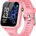 Smart Watch for Kids, Toddler Watch Toys with 39 Games Camera Video Recorder Music Alarm Calculator Calendar Stopwatch Flashlight Pedometer Birthday Gift Toys for 3-12 Year Old Boys and Girls (Pink)