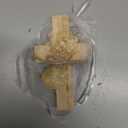 Flutesan 12 Sets Baptism Favors for Guests First Communion Wooden Cross Fridge Magnets with Flower and Bag, Christian Souvenirs Gift for Party Decoration, Baby Shower, Kitchen Decor (Classic,Brown) (Natural)