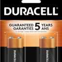 Duracell Coppertop 9V Battery, 2 Count Pack, 9-Volt Battery with Long-lasting Power, All-Purpose Alkaline 9V Battery for Household and Office Devices
