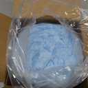 BEDELITE Faux Rabbit Fur Blanket, Luxurious 3D Striped Winter Blanket for Decor & Gift, Soft and Warm Plush Blue Fluffy Faux Fur Throw Blanket All Seasons Suitable, (Light Blue, 50"x 60")