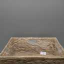 Jumbo Wicker Basket, Rectangular Wicker Baskets for Storage, Water Hyacinth Extra Large Storage Baskets, Shelf Basket with Built-in Handles-1 Pack (Natural)