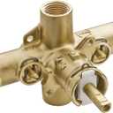 Moen PosiTemp Rough In Pressure Balancing Cycling Shower Valve with Stops, 2590