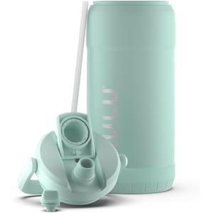 ZULU Goals Vacuum Insulated Large Capacity Stainless Steel Water Bottle | Reusable Jug Thermoses with Carry Handle | Leak-Proof Lid | Perfect for Travel, Workout, Gym, Hiking, Camping | 64oz, 101oz