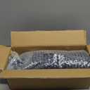 64 OZ Glass Water Bottle - Large Resuable Borosilicate Wide Mouth Glass Drinking Bottles With Time Mark, Sleeve, BPA Free (Filter Lid)