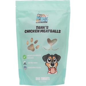 Tanks Freeze Dried Chicken Meatballs  Cage-Free Chicken, Single-Source Protein, Grain-Free, No Preservatives or Byproducts  Natural Dog Treats for All Breeds  4 oz Pouch (1 Count (Pack of 1))