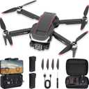 Drone with Camera for Beginner,Brushless Motor 1080P HD Drones for Adult&Kids, Drone with Optical Flow Localization, Altitude Hold, RC Quadcopters Drone with Obstacle Avoidance &One Key Take Off/Land(2 1800mAh battery)