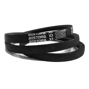 BESTORQ C285 V-Belt, Classic Wrapped Rubber X3 V-Belt, Black, 287.2" Outside Circumference x .87" Width x .57" Height, (Pack of 1)