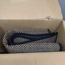 Artoid Mode Washable Non Skid Kitchen Rugs and Mats Doormat, Absorbent Door Mat Rugs for Kitchen Floor Front of Sink Hallway Black 17x47 Inch