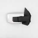 For Ford F150 2021-2024 Door Mirror Assembly with Chrome Back Cover Manual Folding with Turn Signal Light Power Heated and Blind Spot Glass Temp Sensor 12 Pins Right Passenger Side
