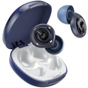 Ear Plugs for Sleeping Noise Cancelling, EarPlugs for Noise Reduction 35dB with 6 Ear Tips, Reusable Noise Cancelling Ear Plugs, Silicone Hearing Protection Earplugs for Snoring/Concert/Study/Work (Blue)