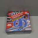 Plastic Flexible Race Car Track for Kids Toy with 20 Suction Cups & 8 Yellow Gasket Compatible with 4 Alloy Diecast 1:64 Cars Toys,13FT Rolls Up Portable Flex Track Racetrack Toy for 3 Up Years Old