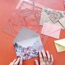 Alinaute 4 Sizes in 1 Envelope Maker Guide Card Envelope Making Template Tool for Paper Craft Handmade Card