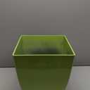 The HC Companies Aria Self Watering Square Plant Pot w/Drainage - Classic Planters for Outdoor Plants & Indoor Plants - Lightweight & UV-Resistant Plastic Pots for Plants (6" Glossy Green, Pack of 1)