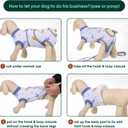Kuoser Recovery Suit for Dogs Cats After Surgery, Professional Pet Recovery Shirt Dog Abdominal Wounds Bandages, Substitute E-Collar & Cone,Prevent Licking Dog Onesies Pet Surgery Recovery Suit (XS)