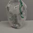 Makeup Mirror with Light, 30x Magnifying Mirror with 3 Lights Colors, 5000mAh Vanity Mirror Brushed Nickel - 360 Rotation, Brightness Adjustable Magnification, Modern Style Side Touch + Side Charge