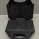 Pizzelle Maker with Non-Stick Coating, Electric Pizzelle Cookie Baker Press with Snowflake Pattern, Make Two 4 Inch Traditional Italian Waffle Cookies at Once, Recipe Included