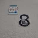 IVERRA 8 Inch Large Floating House Numbers, Black Modern House Number for Outside, Home Address Numbers for Outdoor Garage Gate Wall Street (8)