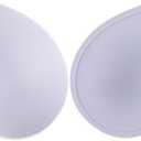 Nimiah Bra Pads Inserts , Sewn Edge Removable Boob Replacement Padding for Swimsuit Sport Fits AB Cups