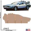 Cardboard People Delorean Life Size Cardboard Cutout Standup - Back to The Future (1985 Film), One Size