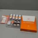 Modelones Dip Powder Nail Kit, 4 Colors Spring Summer Nude Pink Glitter Dipping Starter Set with Liquid and Complete Accessories for French Nails Art Salon DIY at Home Manicure