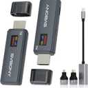 SVBONY Wireless HDMI Transmitter and Receiver, 5.8G LED Display Transmitter,1080P/60Hz Ultra HD Video Output, Plug and Play Wireless HDMI Extender for Streaming Video/PC/Projector/TV Box/Camera