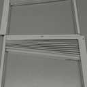 Window Air Conditioner Side Panel with Frame,AC Insulation Side Panels Curtain Kit,Fits for Most 8000BTU Window AC Units