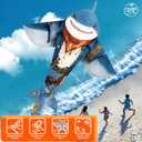 Shark Kite for Kids & Adults, Outdoor Kite, Perfect for Beginners, Easy to use, Ideal for Beaches, backyards, Grassy Areas, Large
