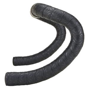 Supacaz Super Sticky Kush Single Color Handlebar Tape, Black (One Size, BLACK + ANO BLACK PL)