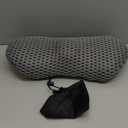 Lumbar Support Pillow for Office Chair, Memory Foam Lumbar Pillow for Lower Back Pain Relief (Grey)