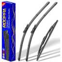 3 wipers Replacement for 20132016 GMC Acadia, Windshield Wiper Blades Original Equipment Replacement  24"/21"/11" (Set of 3) Pinch Tap